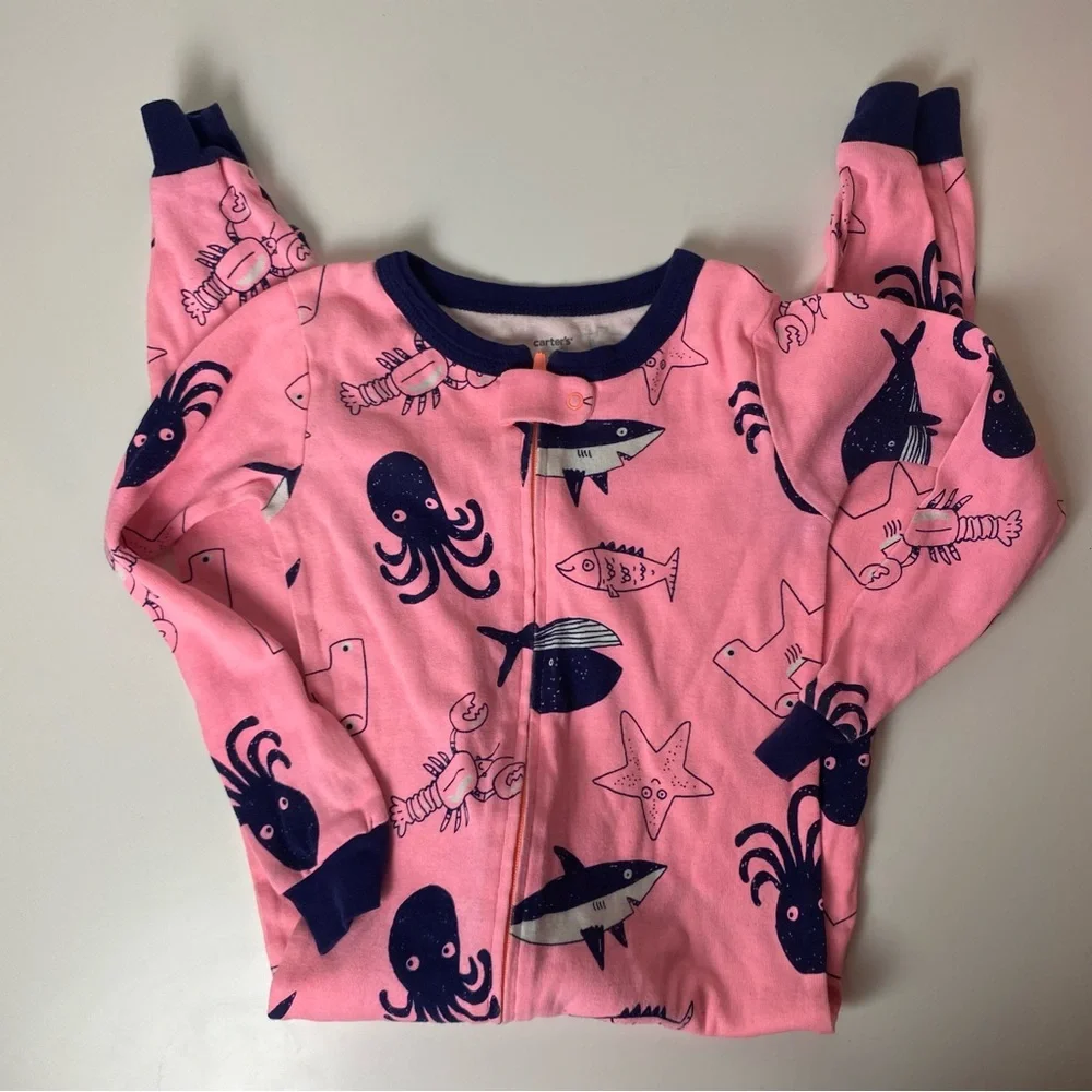 Carter's Pajamas Bundle Size 4T Zipper‎ One Piece
